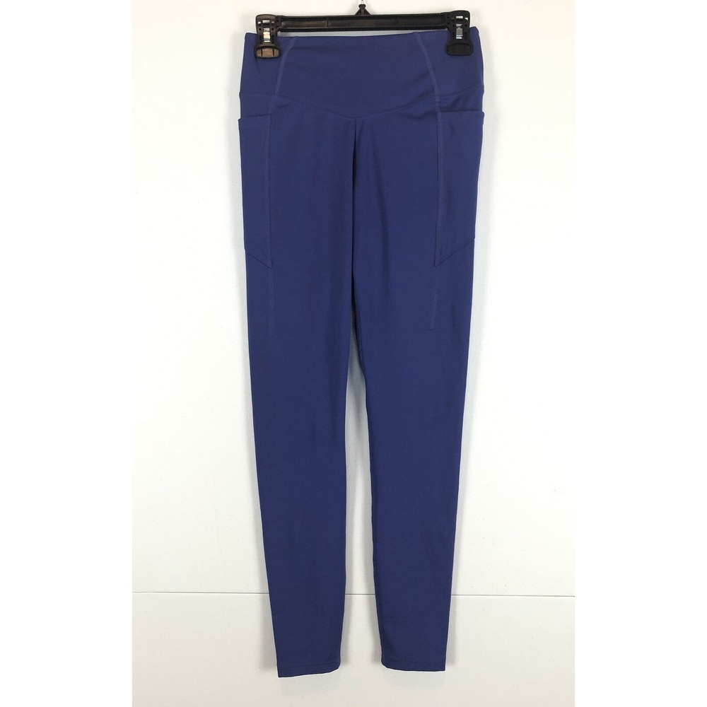 PINK Active Victorias Secret Leggings Women S Blue Activewear Ankle Stretch